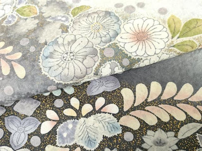 平和屋着物●訪問着　辻が花　暈し染め　金彩　正絹　逸品　AABG6561cs