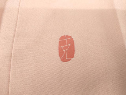 平和屋着物●本加賀友禅作家　南克治　訪問着　枝花文　暈し染め　正絹　逸品　AABG6566cs
