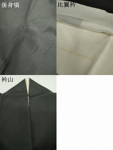 平和屋着物●本加賀友禅作家　西肇子　黒留袖　風景松竹梅文　正絹　逸品　AABG6572cs