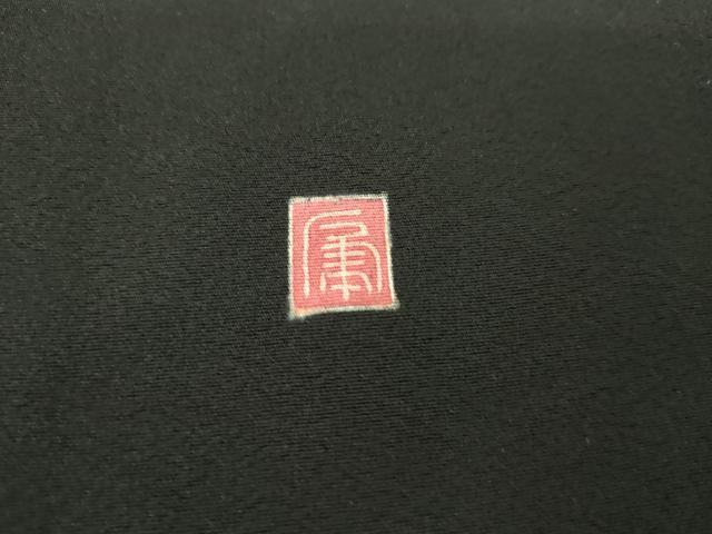 平和屋着物●本加賀友禅作家　西肇子　黒留袖　風景松竹梅文　正絹　逸品　AABG6572cs