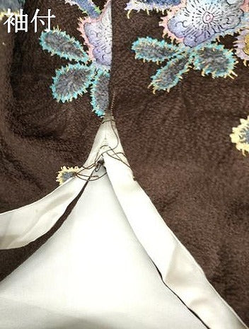 平和屋着物●豪華振袖　辻が花　暈し染め　金彩　正絹　逸品　AABG6574cs