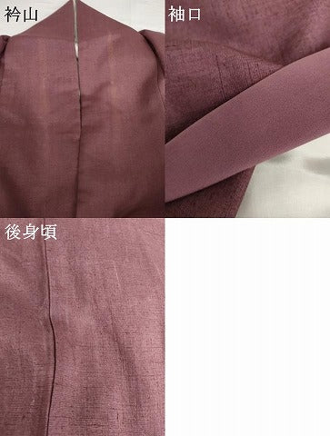 平和屋着物●本加賀友禅作家　成竹登茂男　訪問着　紬地　鶉　正絹　逸品　AABG6577cs