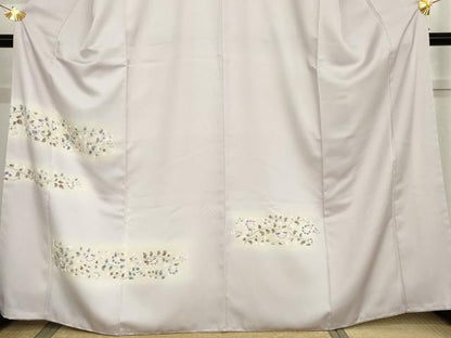 平和屋着物●訪問着　更紗花唐草文　暈し染め　ますいわ屋扱い　正絹　逸品　AABG6584cs