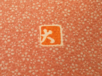 平和屋着物●訪問着　作家物　桜飛柄　金糸　金彩　井筒屋　たとう紙付き　正絹　逸品　未使用　AABG6594cs
