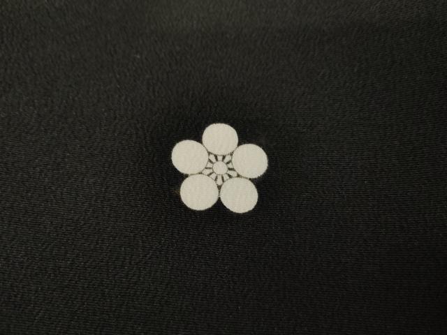 平和屋着物●京友禅の第一人者　松井青々　黒留袖　駒刺繍　芝松文　暈し染め　金彩　正絹　逸品　AABG6607cs