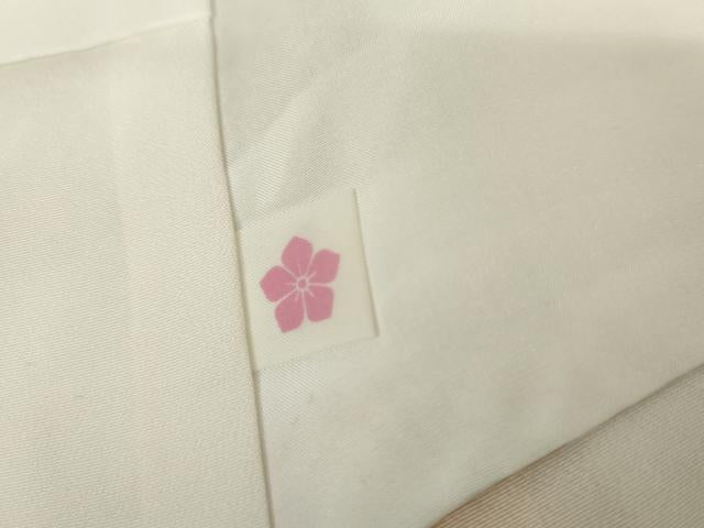 平和屋着物●訪問着　友禅　草花文　暈し染め　金彩　正絹　逸品　AABG6614cs
