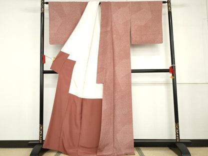 平和屋着物●依田定直　江戸小紋　切嵌吉祥文字文　正絹　逸品　未使用　AABG6627cs