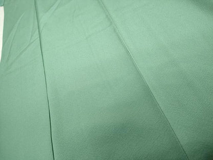 平和屋着物●上質な色無地　青磁色　正絹　逸品　未使用　AABG6630cs