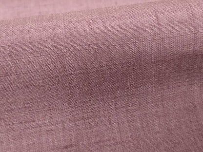 平和屋着物●結城紬　色無地　京紫色　正絹　逸品　AABG6636cs