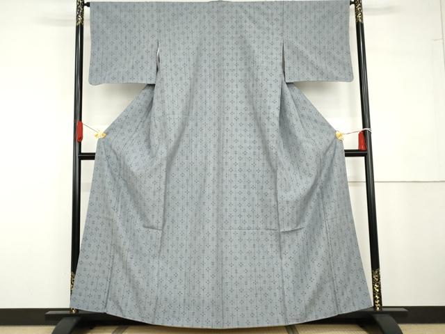 平和屋着物●上質な紬　舞花文　正絹　逸品　未使用　AABG6645cs