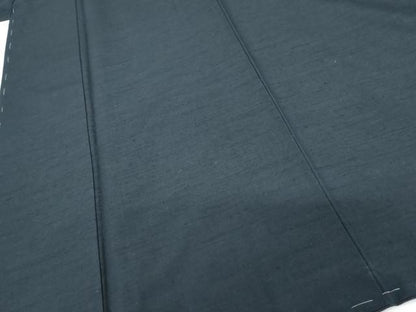 平和屋着物●男性　紬　アンサンブル　色無地　深縹色　正絹　逸品　未使用　AABG6658cs