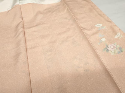 平和屋着物●京友禅作家　山科春宣　訪問着　花丸文　正絹　逸品　AABG6664cs
