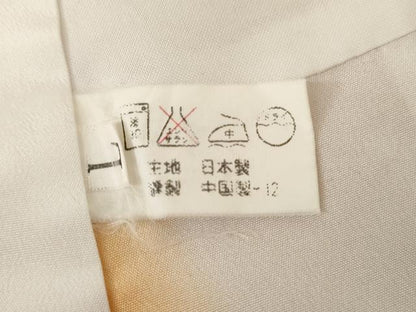 平和屋着物●小振袖　二尺袖　舞梅文　洗える着物　AABG6680cs