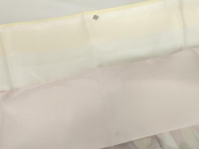 平和屋着物●小振袖　二尺袖　流水草花文　金彩　洗える着物　未使用　AABG6681cs