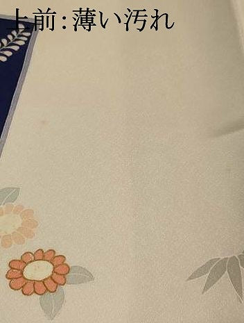 平和屋着物■訪問着　刺繍　色紙花文　暈し染め　金彩　正絹　逸品　未使用　AABG6735st