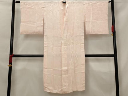 平和屋着物■長襦袢　無双仕立て　花地紋　正絹　逸品　AABG6750st