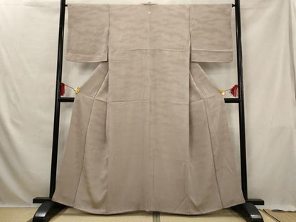 平和屋着物■上質な小紋　霞文　暈し染め　正絹　逸品　AABG6755st