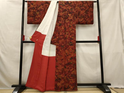 平和屋着物■上質な小紋　花鳥文　ますいわ屋扱い　正絹　逸品　AABG6767st
