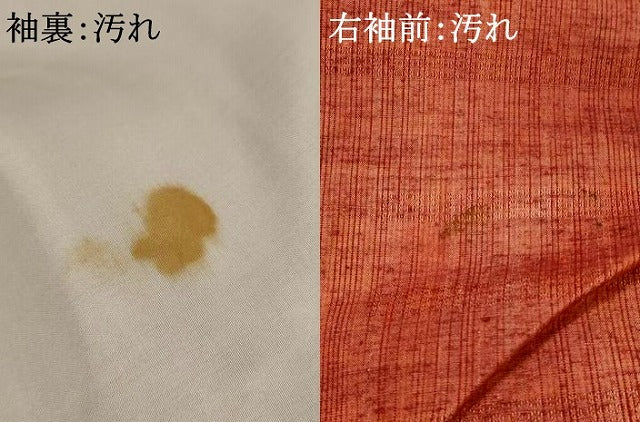 平和屋着物■上質な紬 霞文 正絹 逸品 AABG6788st