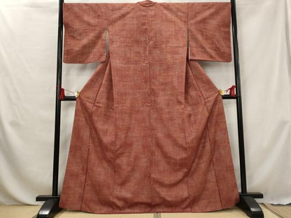 平和屋着物■上質な紬 霞文 正絹 逸品 AABG6788st
