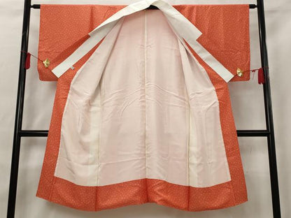 平和屋着物■長襦袢 舞花文 正絹 逸品 AABG6825st