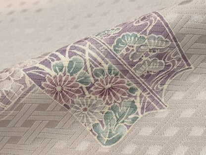 平和屋着物■訪問着 冊子花文 暈し染め 正絹 逸品 AABG6835st