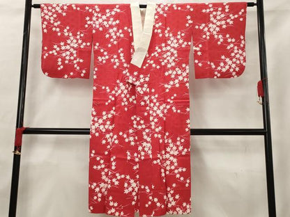 平和屋着物■長襦袢　袷　楓文　正絹　逸品　AABG6837st