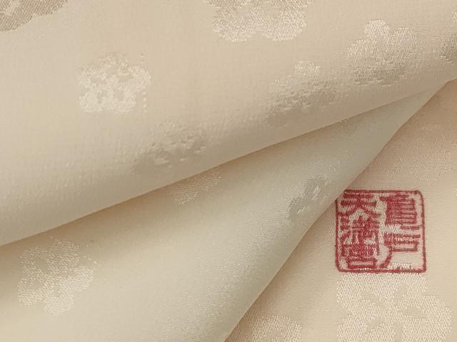 平和屋着物■長襦袢　無双仕立て　舞花地紋　正絹　逸品　AABG6844st