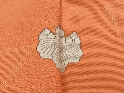 平和屋着物■上質な小紋 草花地紋 暈し染め 正絹 逸品 AABG6846st