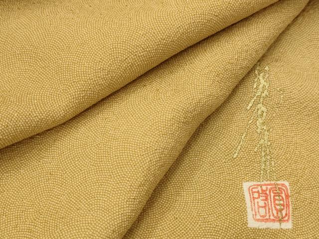 平和屋着物■江戸小紋 作家物 鮫小紋柄 正絹 逸品 AABG6873st