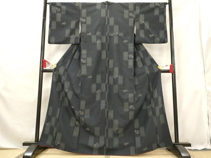 平和屋着物■小紋　源氏香　洗える着物　AABG6889st