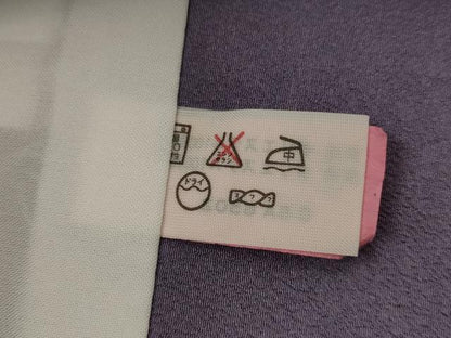 平和屋着物■小紋　舞花文　暈し染め　洗える着物　AABG6916st