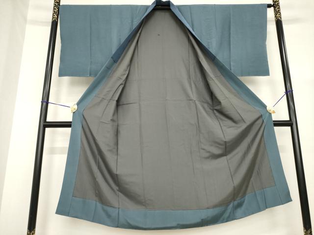 平和屋着物●男性　本場大島紬　アンサンブル　長襦袢(袷)セット　100亀甲　総詰め　正絹　逸品　AABG6921ck