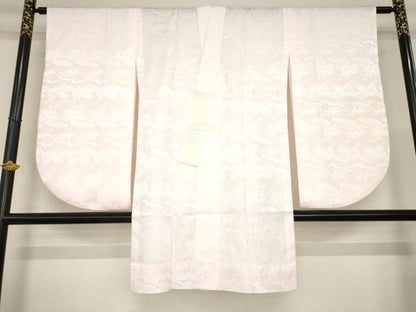 平和屋着物●川栄李奈　小振袖・長襦袢(無双仕立て)セット　蔓帯花文　金彩　AABG6923ck