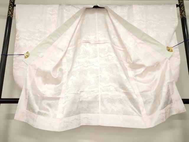 平和屋着物●川栄李奈　小振袖・長襦袢(無双仕立て)セット　蔓帯花文　金彩　AABG6923ck