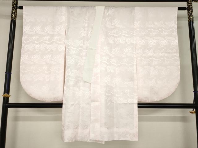 平和屋着物●小振袖・長襦袢(無双仕立て)セット　花尽くし　金彩　洗える着物　AABG6925ck