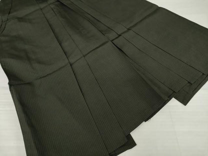 平和屋着物●男性　馬乗り袴　縞　三越扱い　正絹　逸品　AABG6934ck