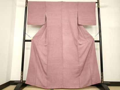 平和屋着物●江戸小紋　内田秀一　鮫小紋柄　正絹　逸品　AABG6938ck