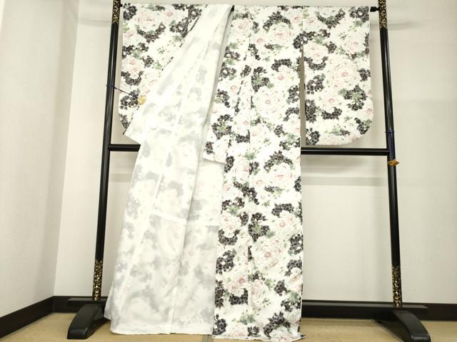 平和屋着物●小振袖　二尺袖　桜尽くし　金彩　洗える着物　AABG6946ck