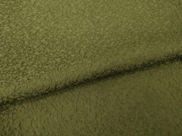 平和屋着物●上質な色無地　海松色　高島屋扱い　正絹　逸品　AABG6949ck