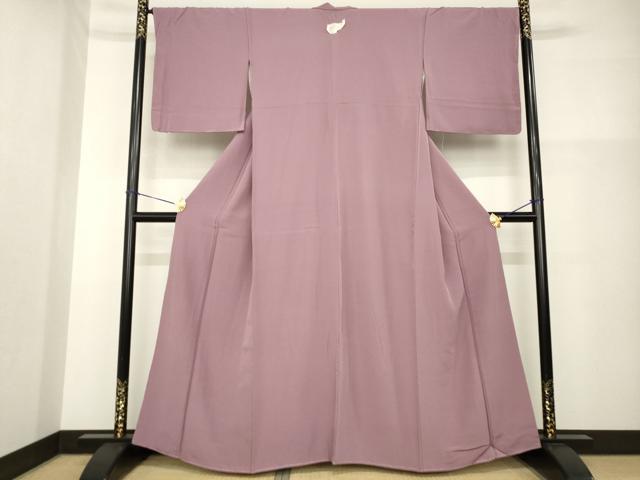 平和屋着物●上質な色無地　鴇浅葱色　正絹　逸品　未使用　AABG6951ck