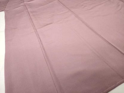 平和屋着物●上質な色無地　鴇浅葱色　正絹　逸品　未使用　AABG6951ck