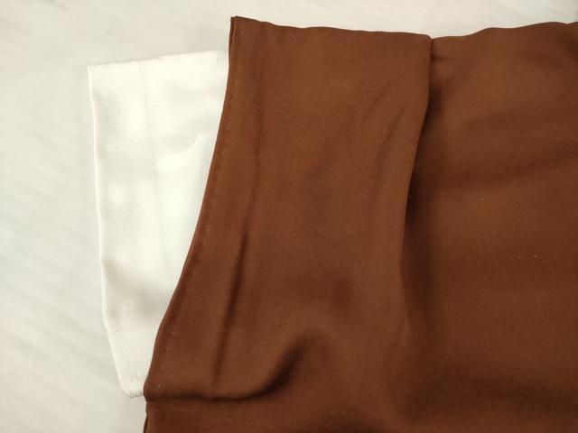 平和屋着物●上質な色無地　団十郎茶色　正絹　逸品　AABG6954ck
