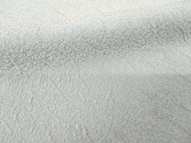 平和屋着物●上質な色無地　素鼠色　正絹　逸品　AABG6960ck