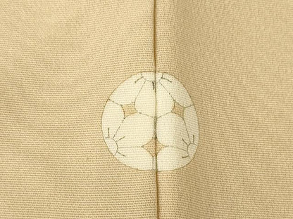 平和屋着物●訪問着　雲重ね文　暈し染め　ロング丈　正絹　逸品　AABG6964ck