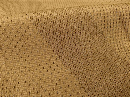 平和屋着物▽本塩沢 単衣 110亀甲 斜縞 正絹 逸品 AABG6985ck