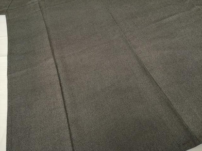平和屋着物▽江戸小紋 単衣 角通し 黒地 正絹 逸品 AABG6989ck