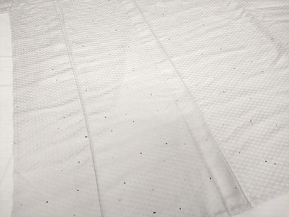 平和屋着物▽上質な小紋 単衣 京友禅 銀河の夜明け 丹後ちりめん 反端付き 正絹 逸品 AABG6991ck