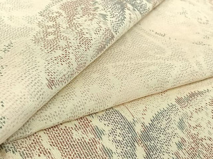 平和屋着物▽上質な紬 単衣 舞蝶文 正絹 逸品 AABG7003jh