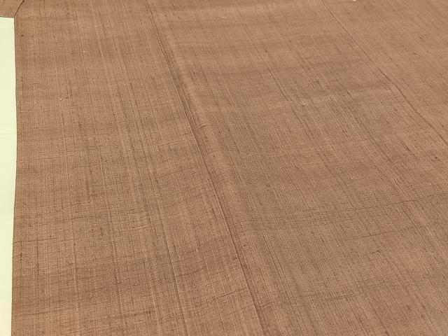 平和屋着物▽本場結城紬 重要無形文化財 単衣 霞文 正絹 逸品 AABG7004jh